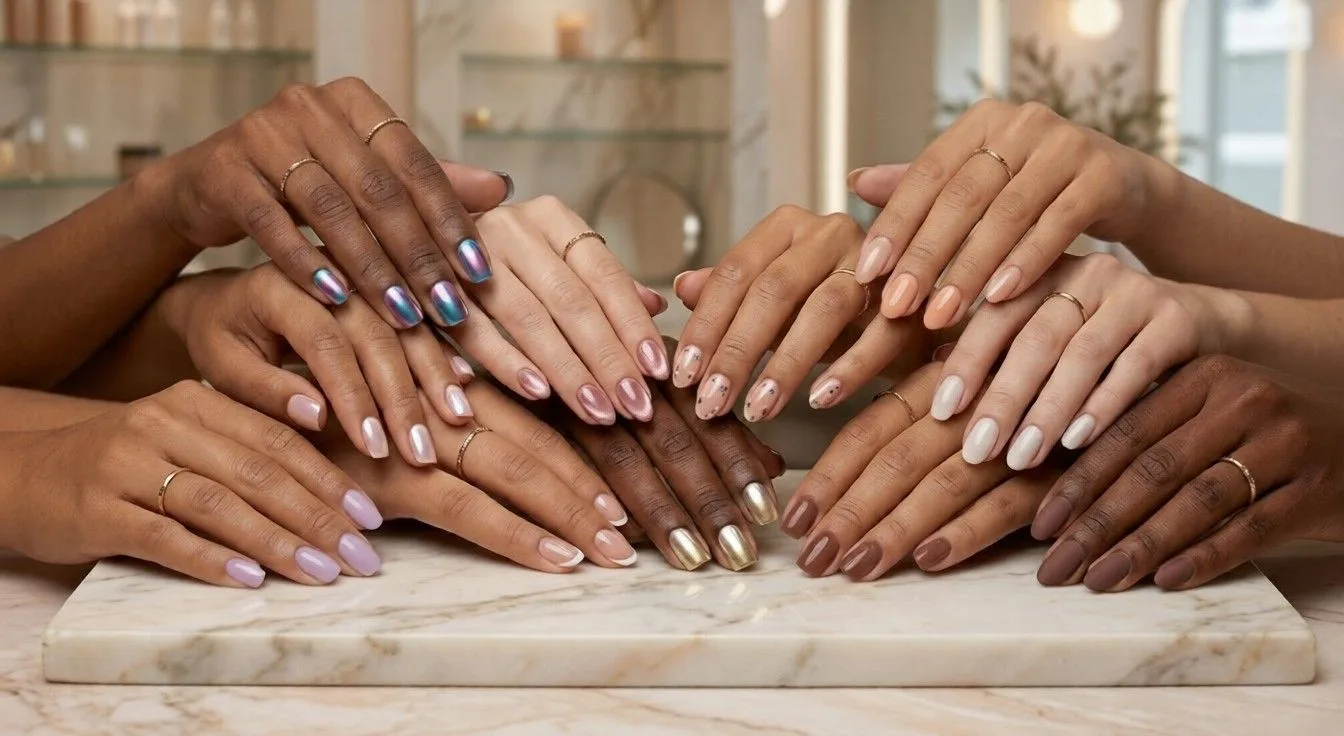 Short Acrylic Nails