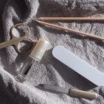 How to remove gel nail polish at home — manicure tools laid out for a soak-off