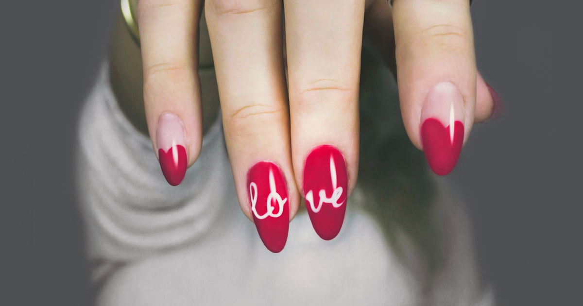 Glossy pink gel nail manicure finish after a salon appointment