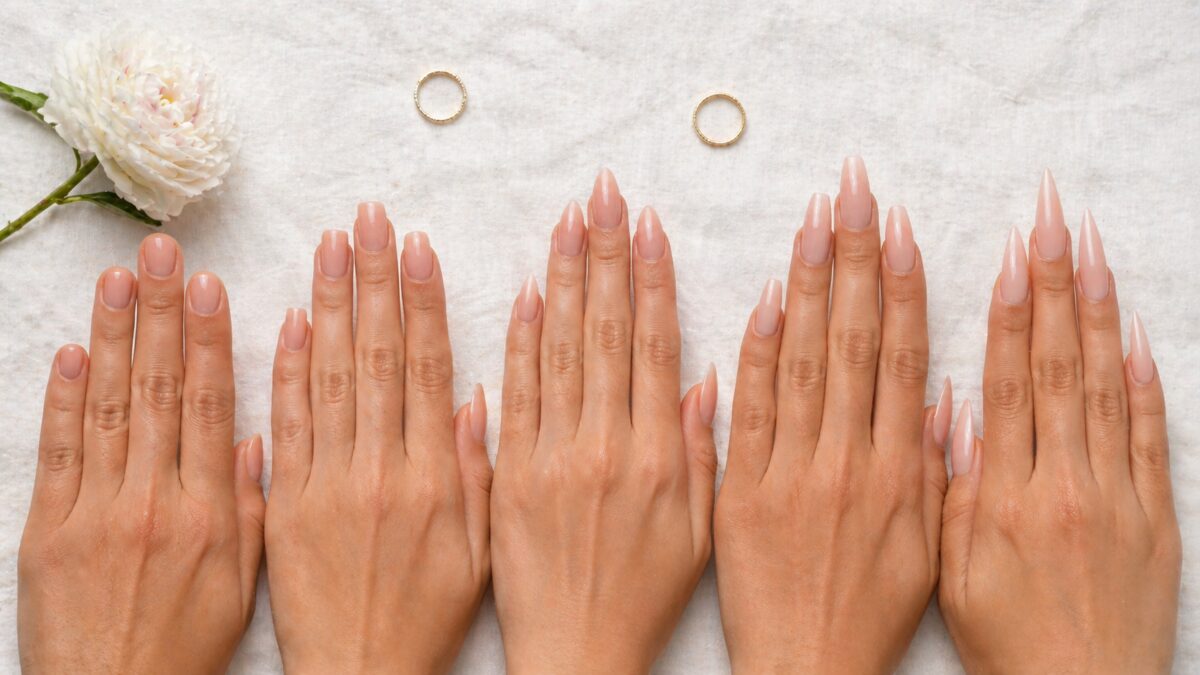 Nail shapes chart