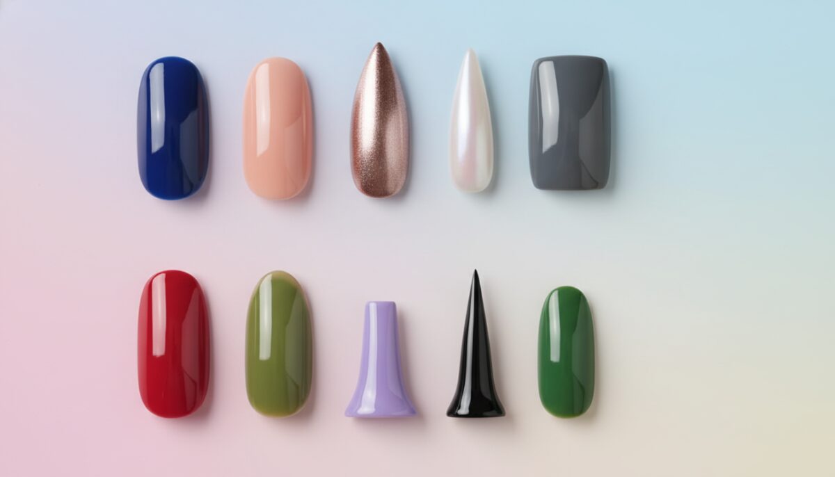 Nail shapes chart — find the best shape